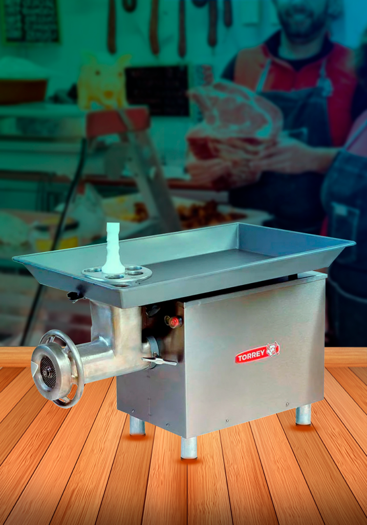 Molino de carne industrial de acero inoxidable para carnicería